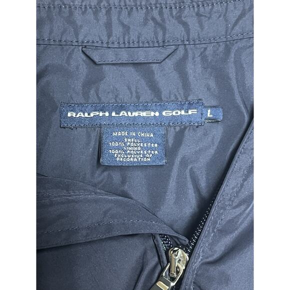 Ralph Lauren Golf Women's Vest Large Full Zip Navy Blue Large Logo Activewear - Picture 10 of 14